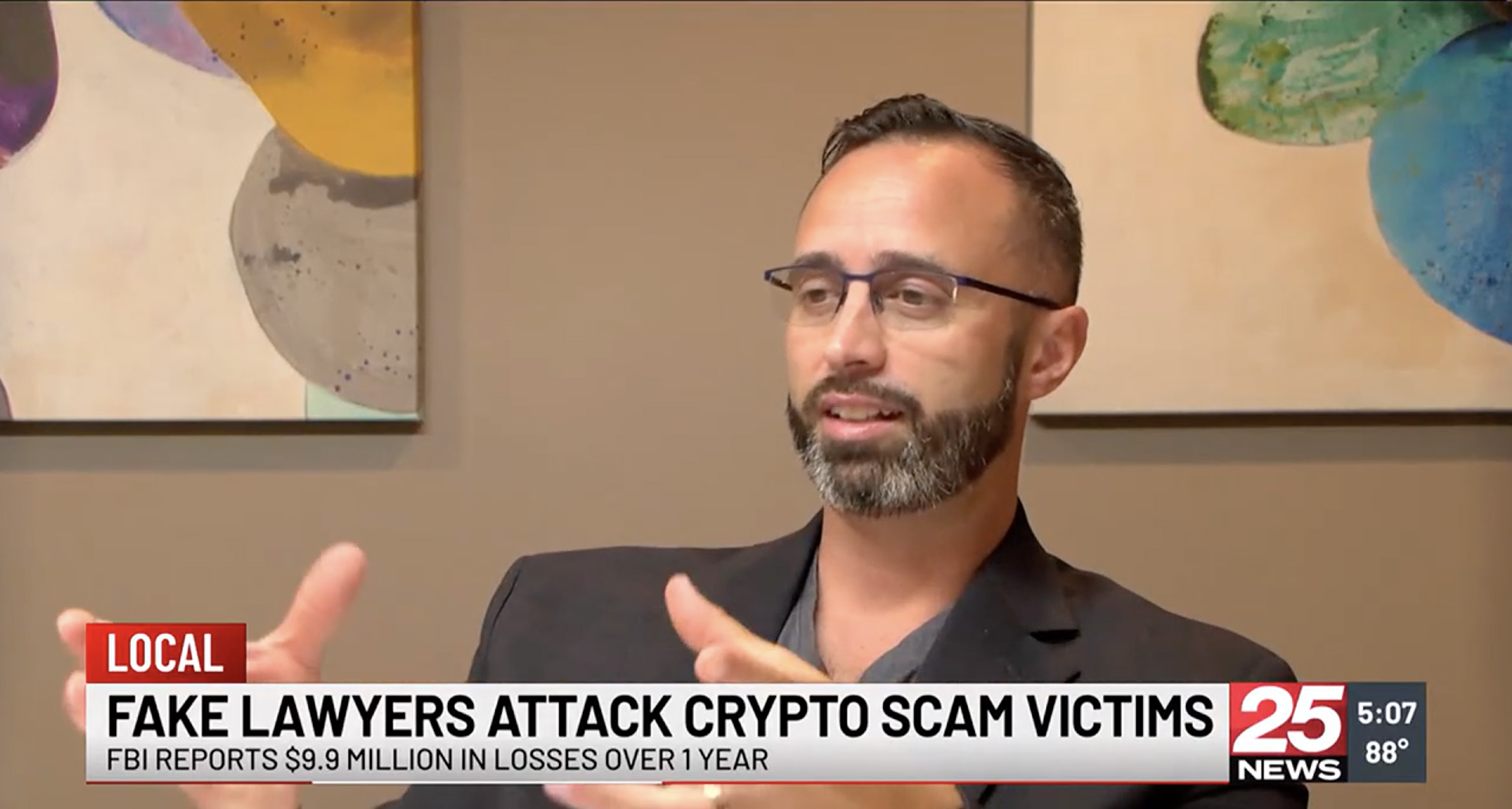 Anthony Mini Discusses Fake Lawyer Scam on WEEK TV