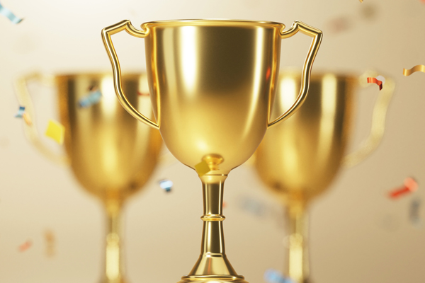 Gold trophies